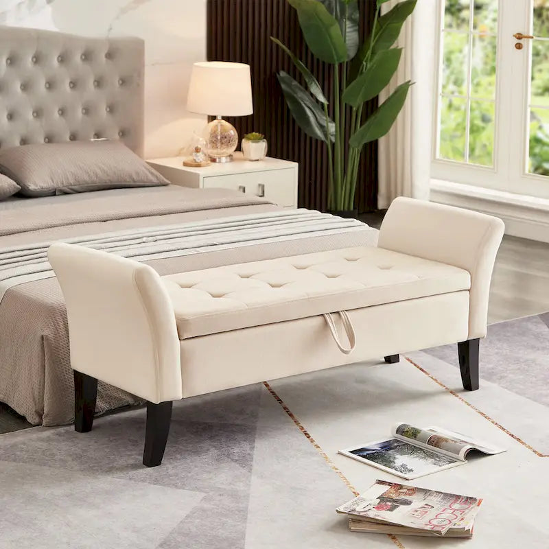 Banc de rangement armé Aukfa pour chambre à coucher, entrée, salon
