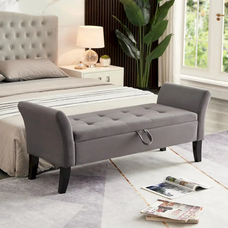 Banc de rangement armé Aukfa pour chambre à coucher, entrée, salon