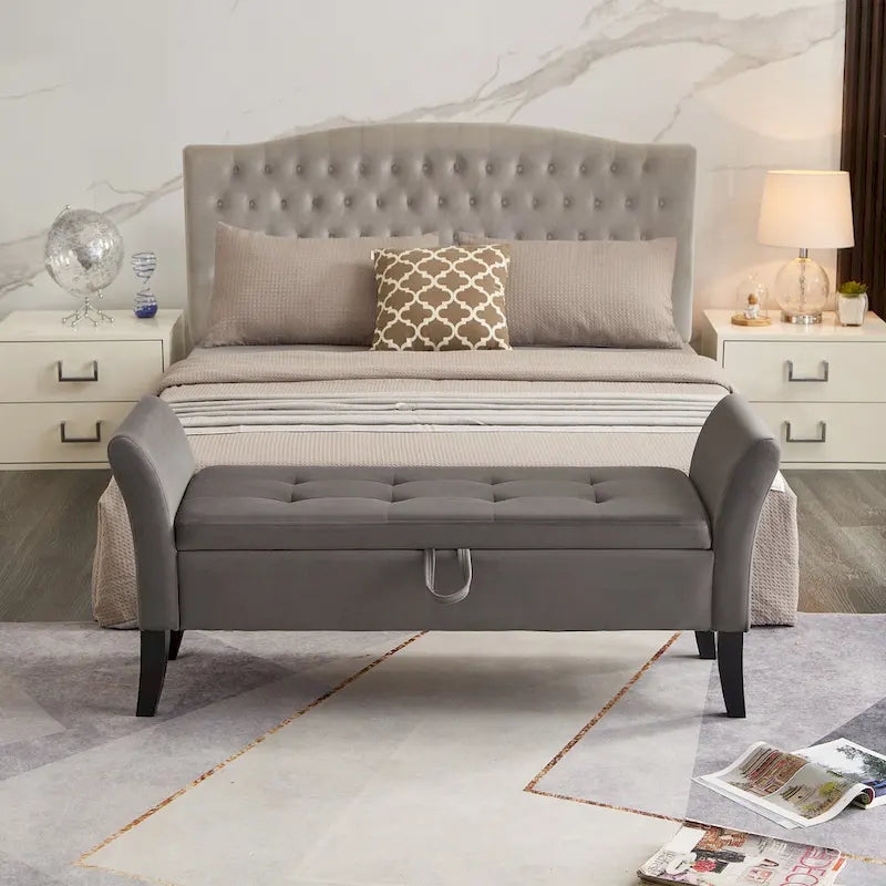 Banc de rangement armé Aukfa pour chambre à coucher, entrée, salon