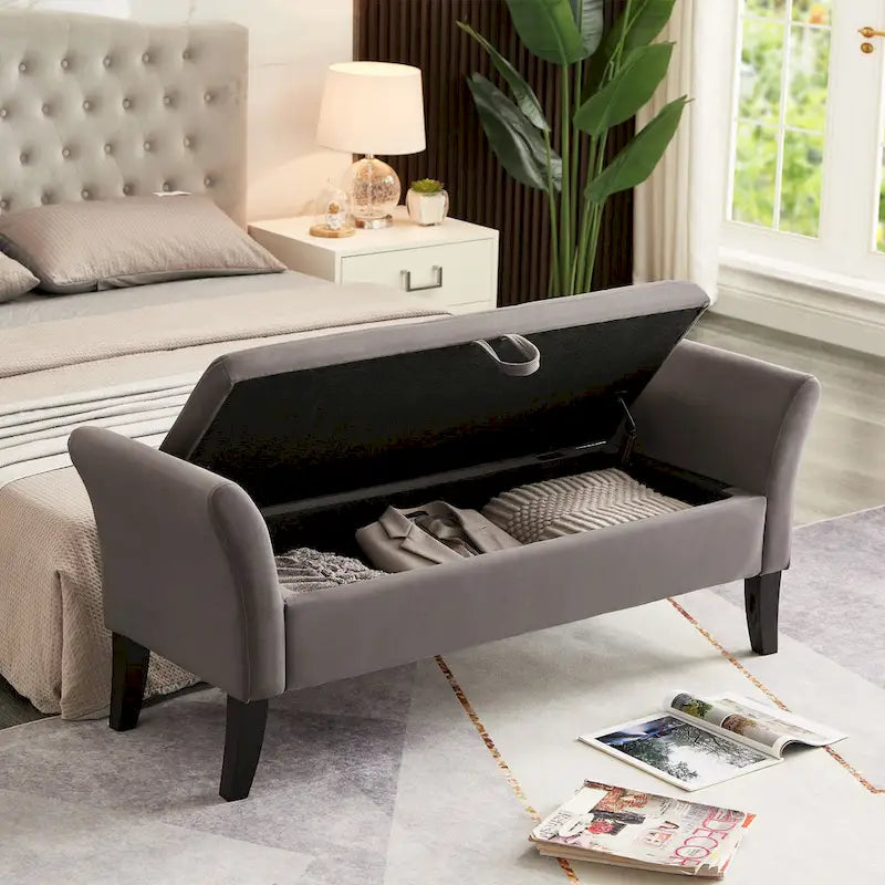 Banc de rangement armé Aukfa pour chambre à coucher, entrée, salon