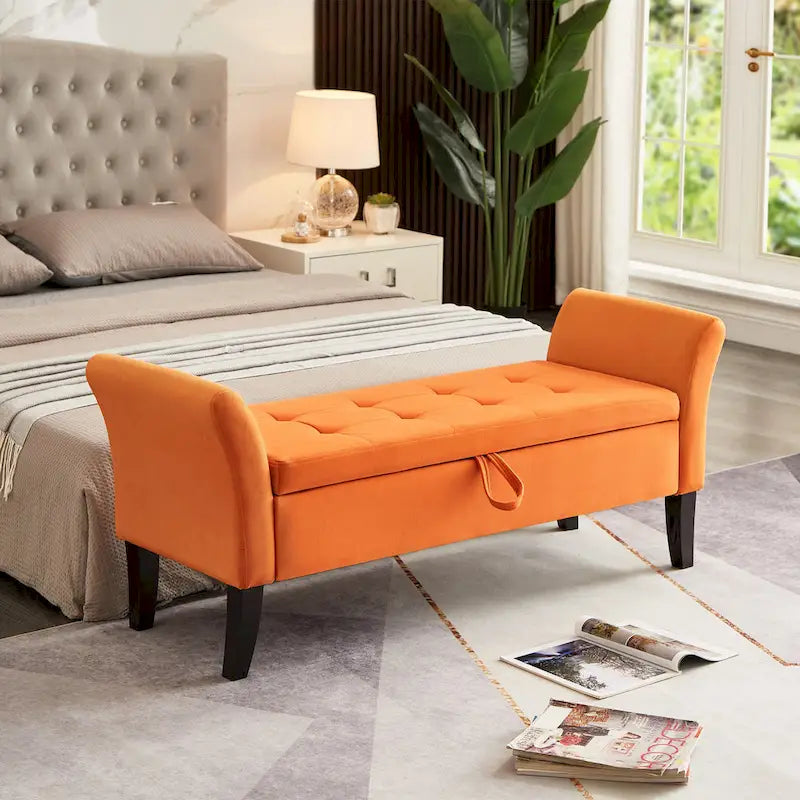 Banc de rangement armé Aukfa pour chambre à coucher, entrée, salon