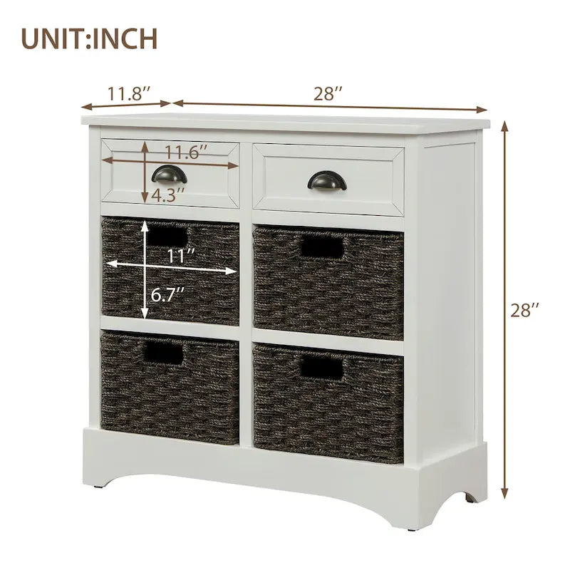 Meuble de rangement rustique TREXM