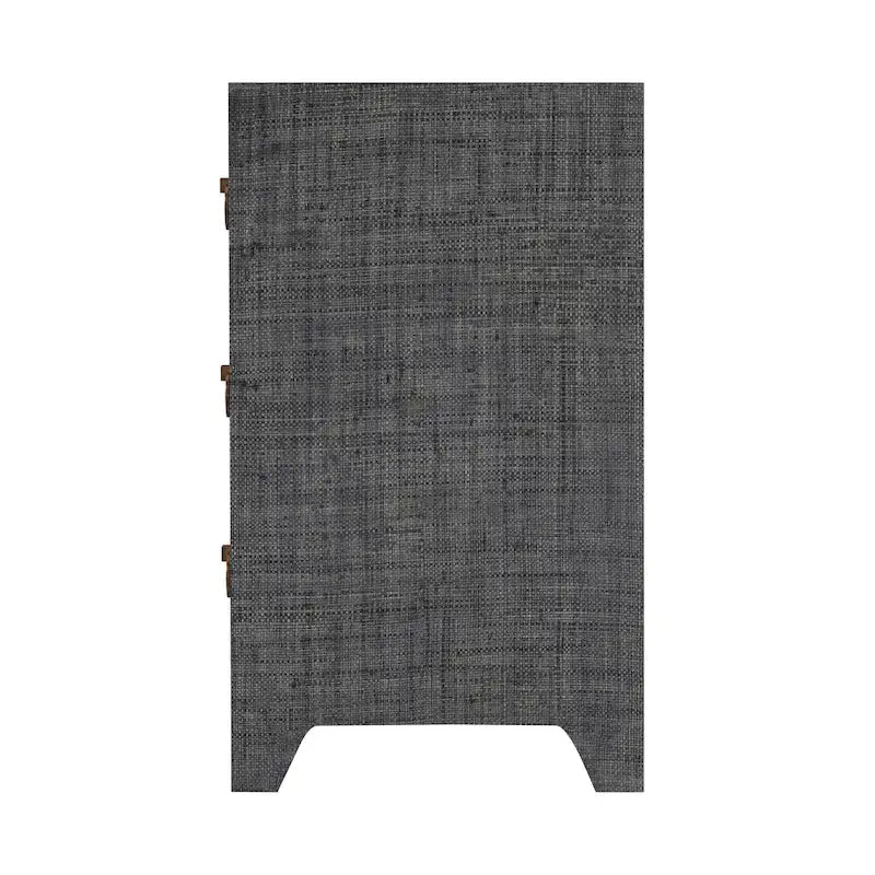 Commode 3 tiroirs en raphia Bar Harbor