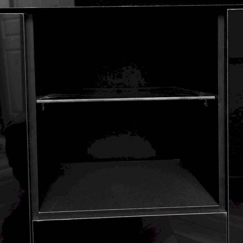 Buffet de salle à manger avec meuble de rangement et lumières LED