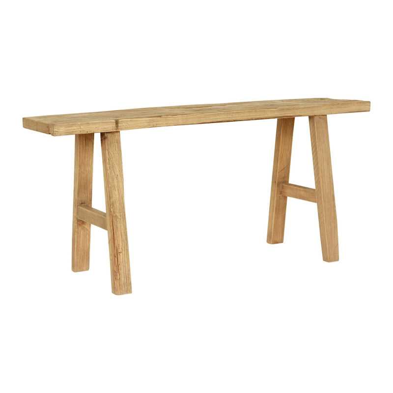 Banc Elmwood Artissance 43 po long x 10 po large, bois naturel - 9'6 x 12'11