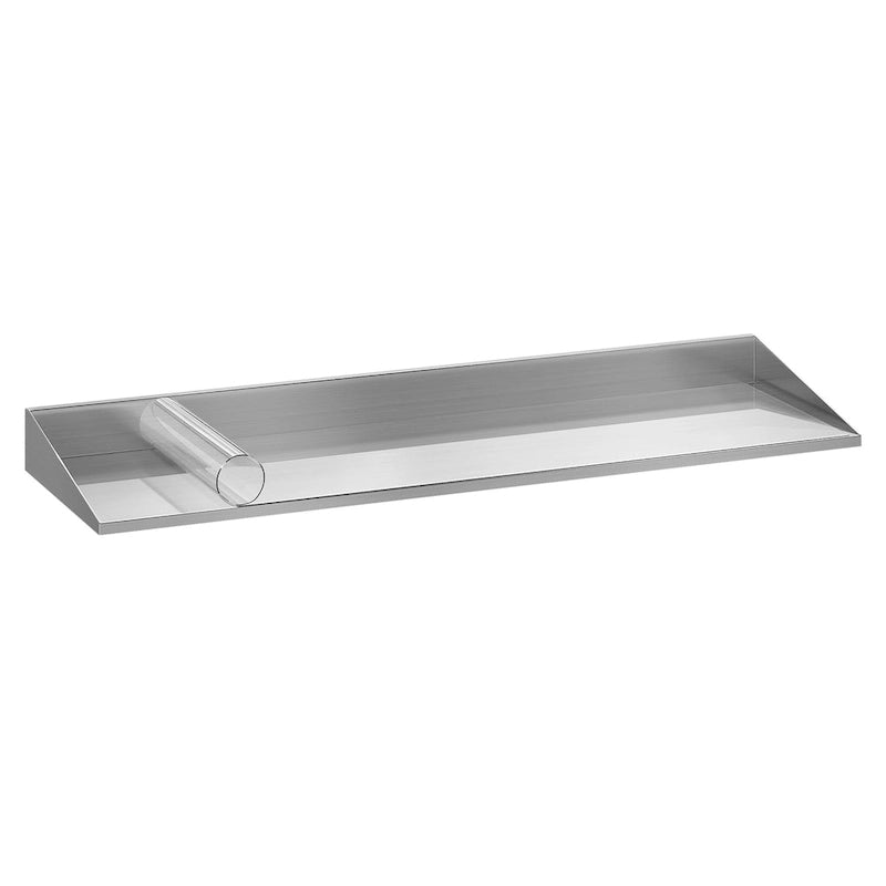 Étagère de rangement de cuisine murale Moasis en acier inoxydable – 48 x 12 pouces