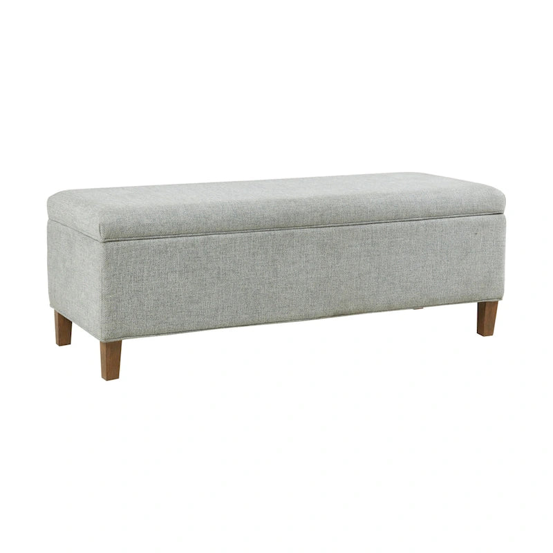 Banc de rangement d'appoint Marcie Blue Soft Close INK+IVY
