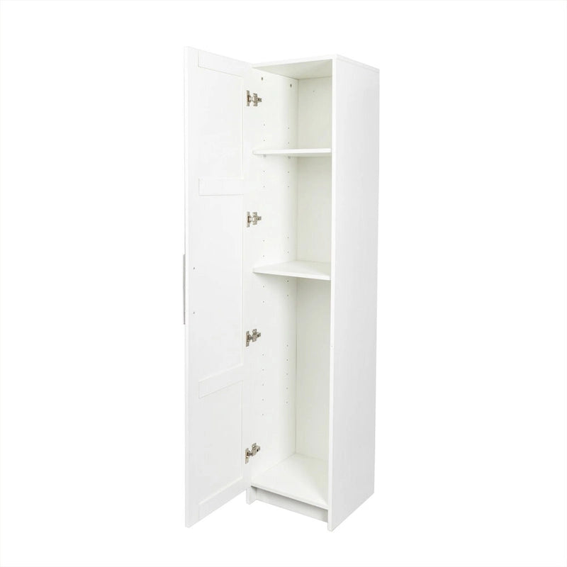 Armoire de rangement empilable, blanc