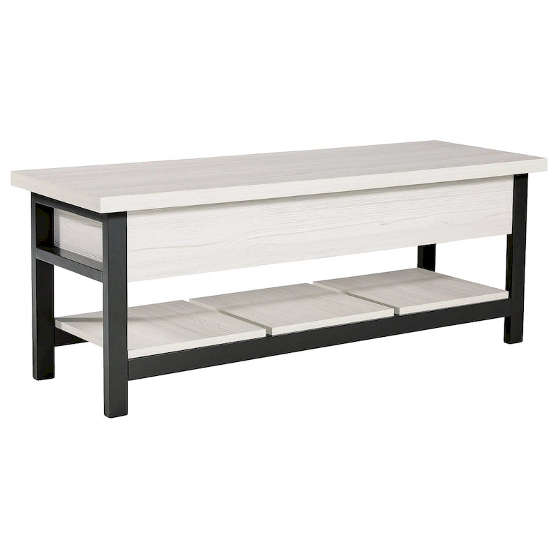 Banc de rangement Rhyson White de Signature Design by Ashley