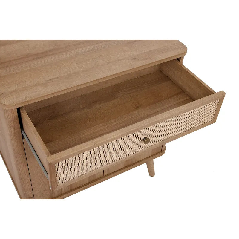 Thelma KD Rotin Petit Meuble 1 Tiroir 2 Portes