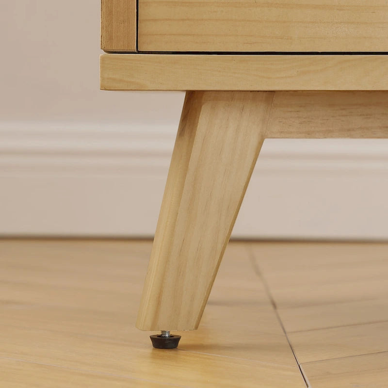 Buffet Art Leon en bois texturé avec rangement