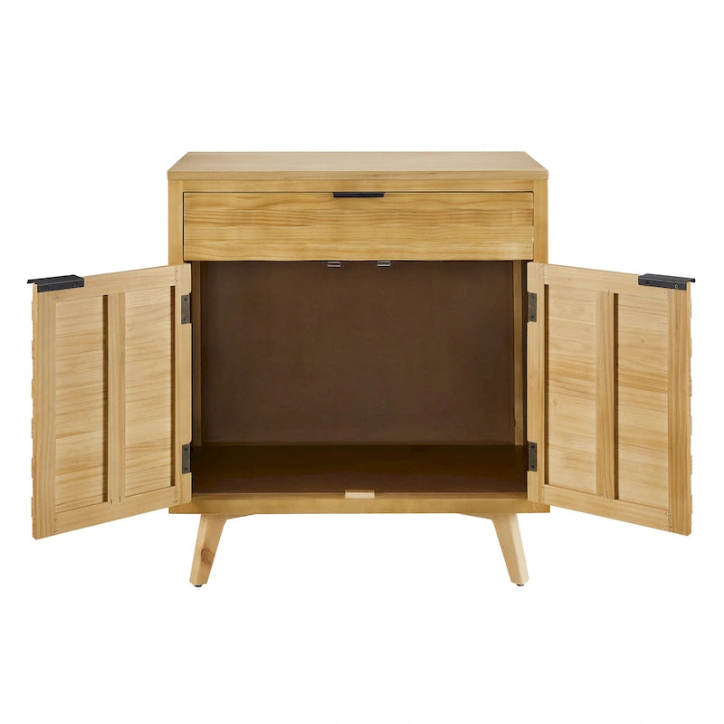 Buffet Art Leon en bois texturé avec rangement