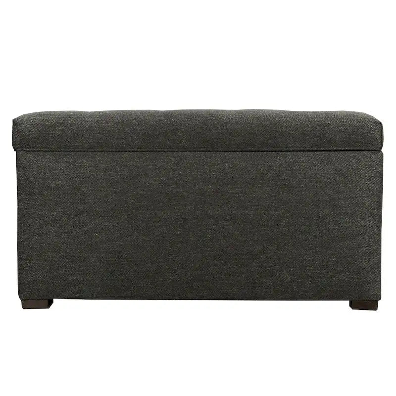 Banc de rangement Belfast Angela à 8 boutons touffetés