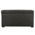 Banc de rangement Belfast Angela à 8 boutons touffetés