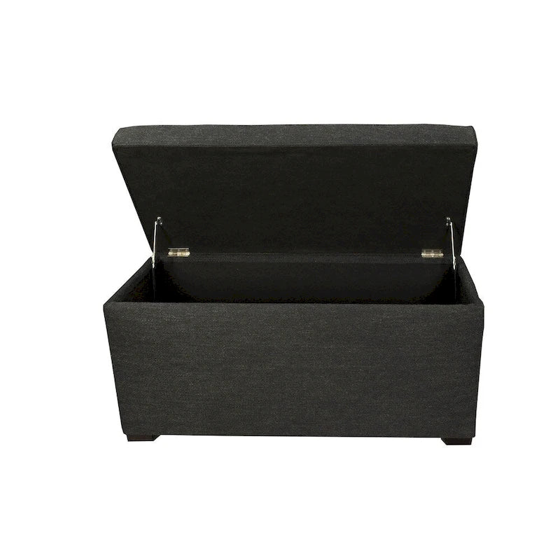 Banc de rangement Belfast Angela à 8 boutons touffetés