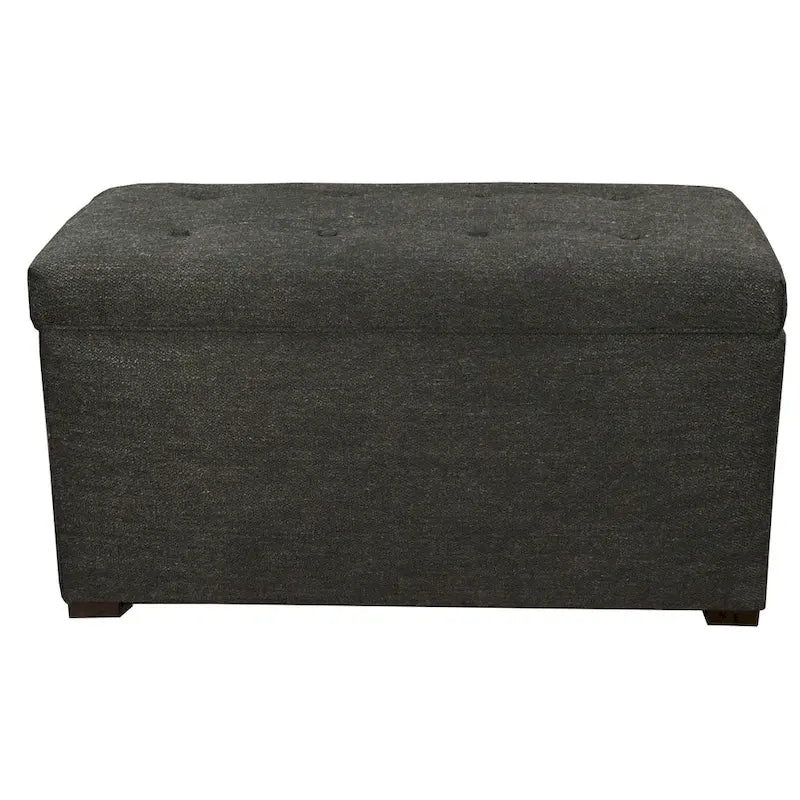 Banc de rangement Belfast Angela à 8 boutons touffetés
