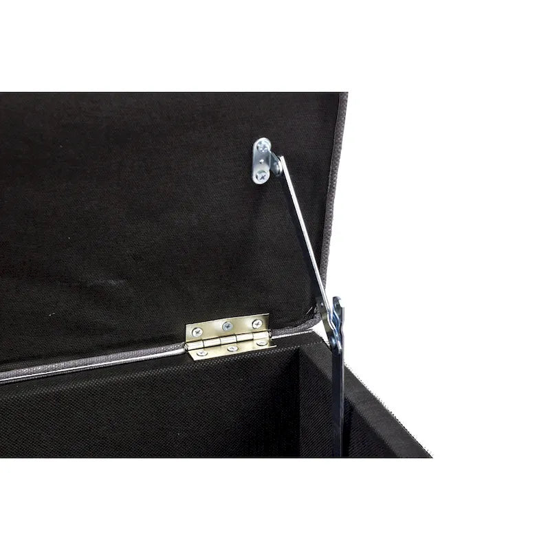 Banc de rangement ottoman long rembourré capitonné Brooke Diamond