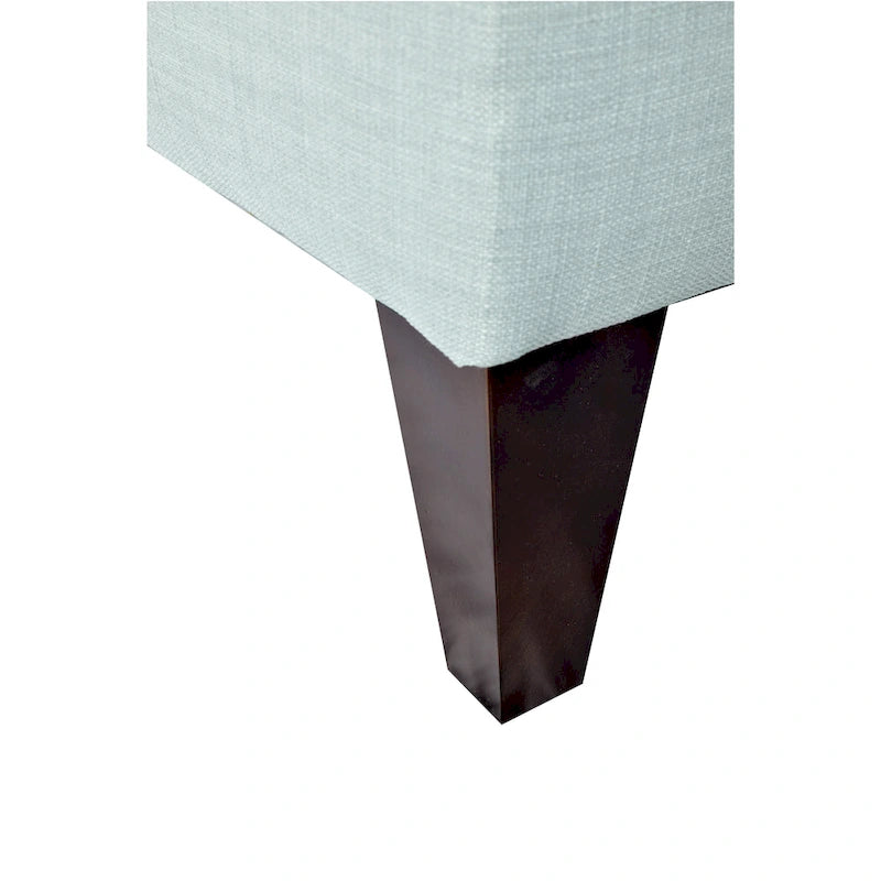 Banc de rangement ottoman long rembourré capitonné Brooke Diamond