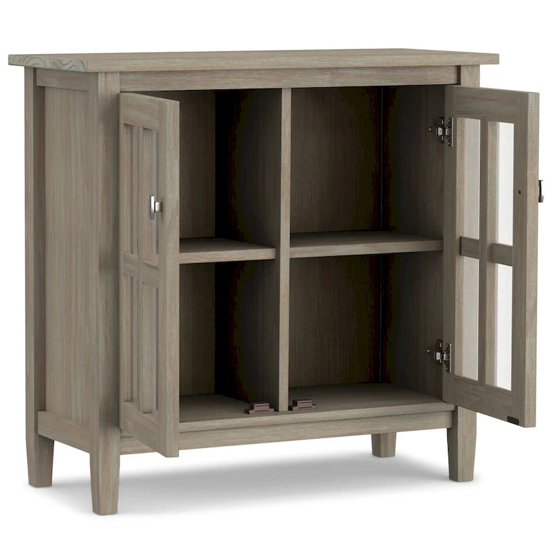 WYNDENHALL Norfolk ARMOIRE BASSE TRANSITIONNELLE EN BOIS MASSIF de 81 cm de large - 81 cm (L) x 36 cm (P) x 79 cm (H)