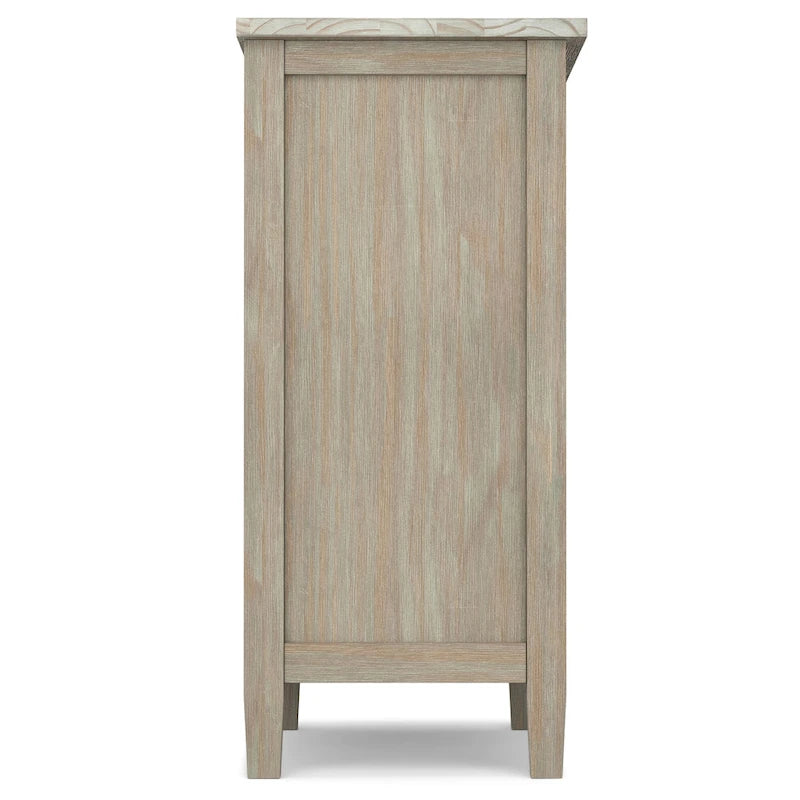 WYNDENHALL Norfolk ARMOIRE BASSE TRANSITIONNELLE EN BOIS MASSIF de 81 cm de large - 81 cm (L) x 36 cm (P) x 79 cm (H)