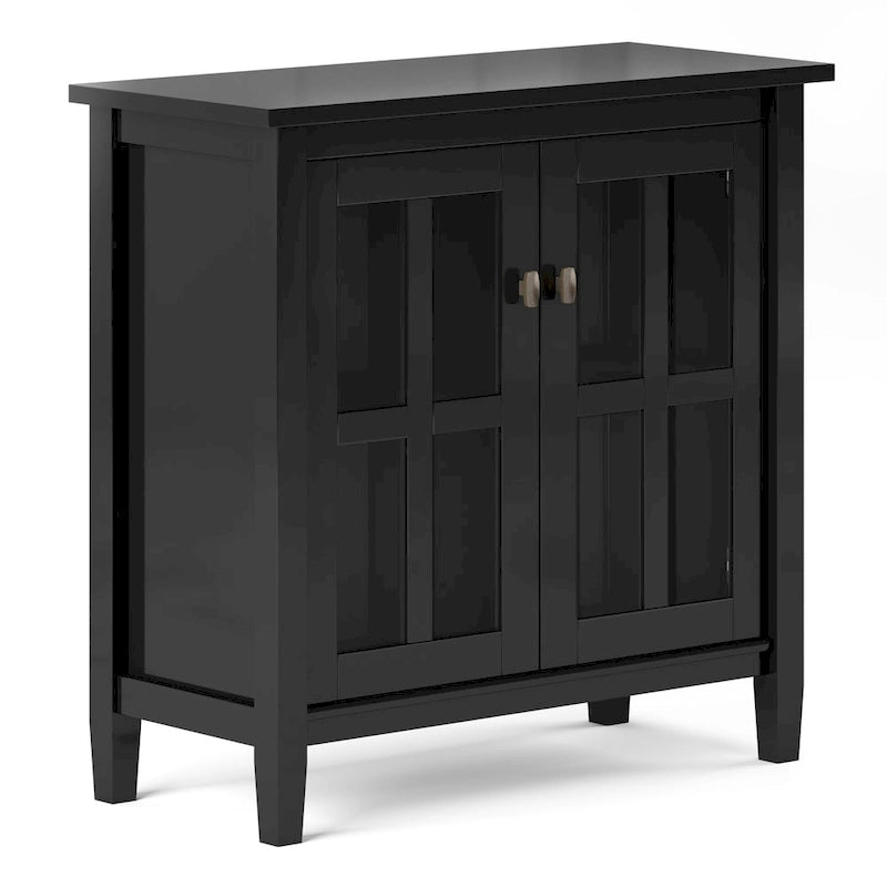 WYNDENHALL Norfolk ARMOIRE BASSE TRANSITIONNELLE EN BOIS MASSIF de 81 cm de large - 81 cm (L) x 36 cm (P) x 79 cm (H)