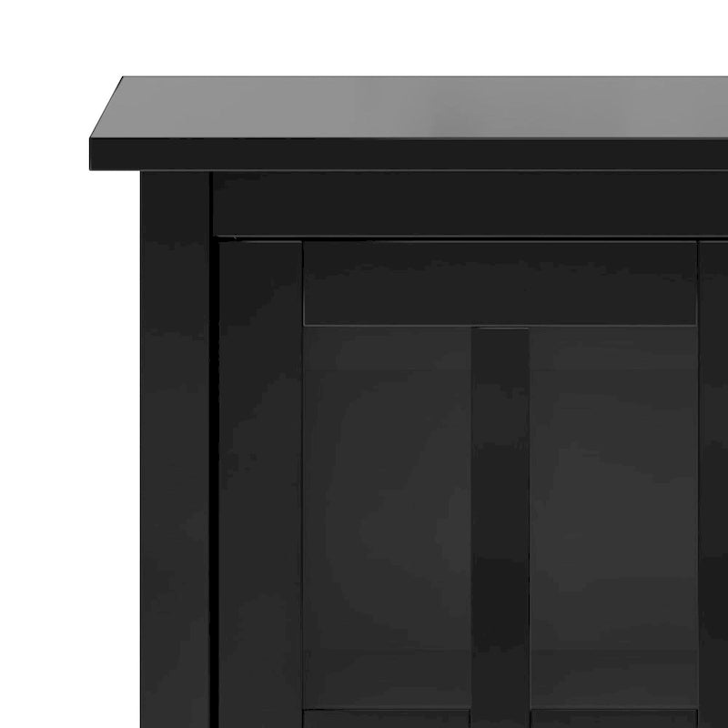 WYNDENHALL Norfolk ARMOIRE BASSE TRANSITIONNELLE EN BOIS MASSIF de 81 cm de large - 81 cm (L) x 36 cm (P) x 79 cm (H)