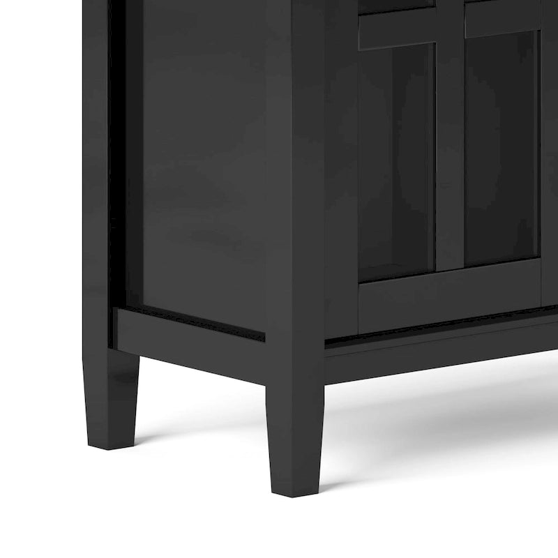 WYNDENHALL Norfolk ARMOIRE BASSE TRANSITIONNELLE EN BOIS MASSIF de 81 cm de large - 81 cm (L) x 36 cm (P) x 79 cm (H)