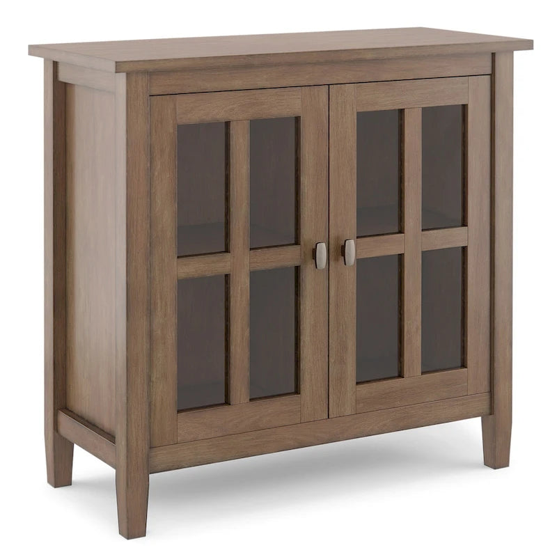 WYNDENHALL Norfolk ARMOIRE BASSE TRANSITIONNELLE EN BOIS MASSIF de 81 cm de large - 81 cm (L) x 36 cm (P) x 79 cm (H)