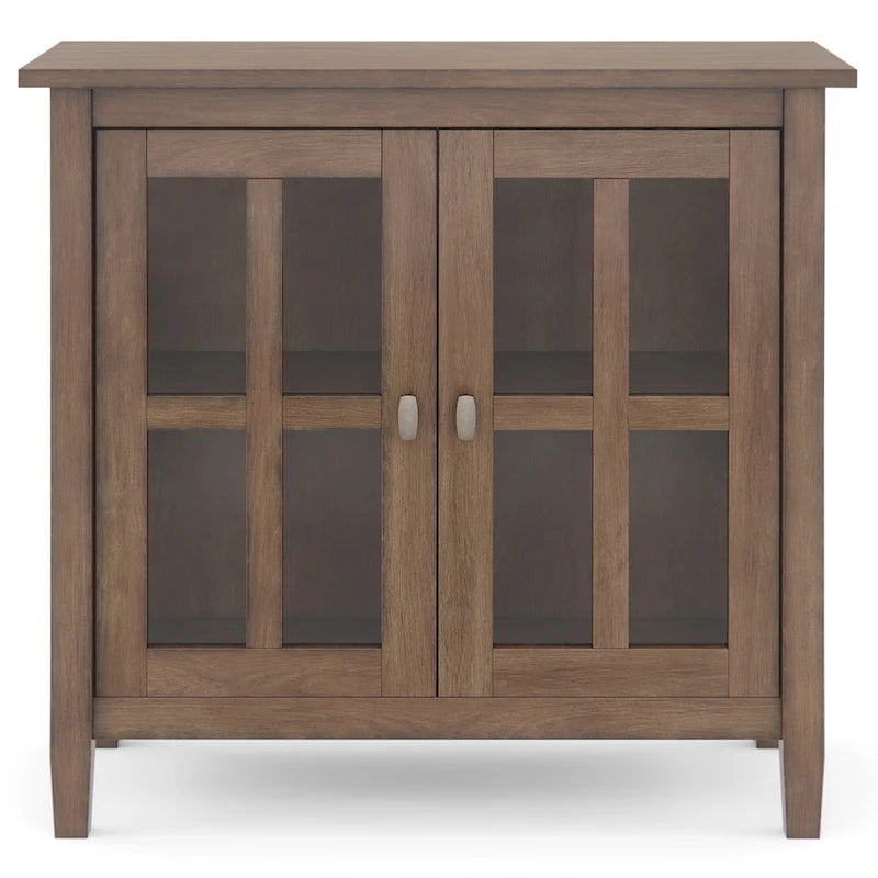 WYNDENHALL Norfolk ARMOIRE BASSE TRANSITIONNELLE EN BOIS MASSIF de 81 cm de large - 81 cm (L) x 36 cm (P) x 79 cm (H)