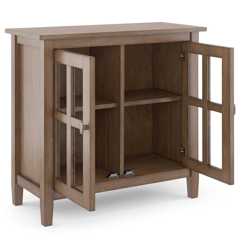 WYNDENHALL Norfolk ARMOIRE BASSE TRANSITIONNELLE EN BOIS MASSIF de 81 cm de large - 81 cm (L) x 36 cm (P) x 79 cm (H)