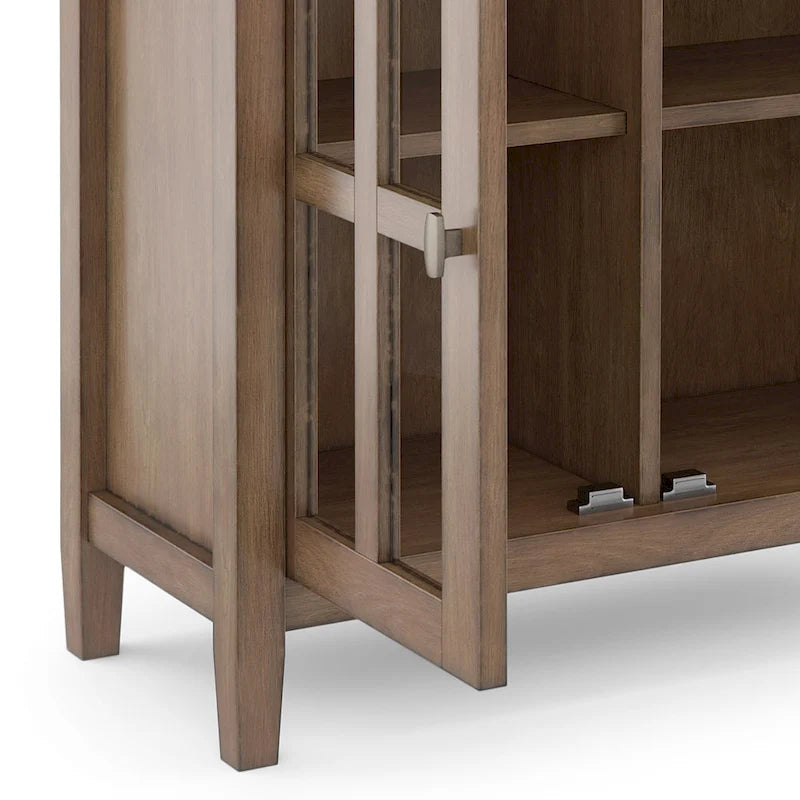 WYNDENHALL Norfolk ARMOIRE BASSE TRANSITIONNELLE EN BOIS MASSIF de 81 cm de large - 81 cm (L) x 36 cm (P) x 79 cm (H)