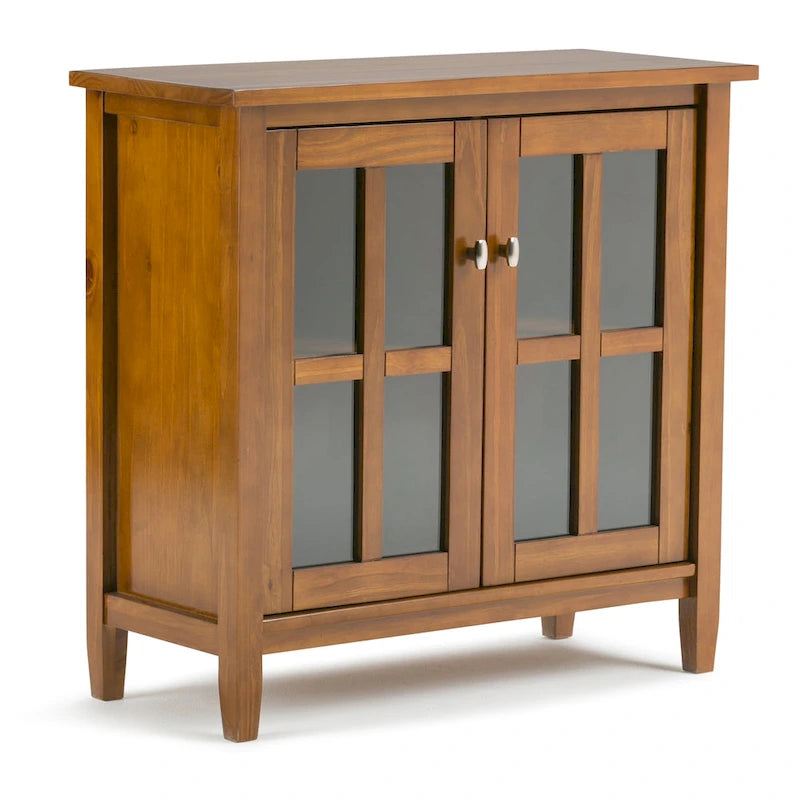 WYNDENHALL Norfolk ARMOIRE BASSE TRANSITIONNELLE EN BOIS MASSIF de 81 cm de large - 81 cm (L) x 36 cm (P) x 79 cm (H)