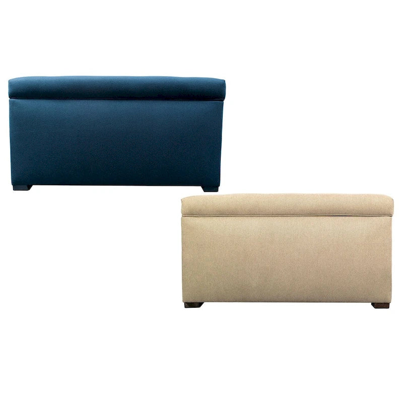 Banc de rangement Angela 8 boutons capitonné Dawson7 MJL Furniture