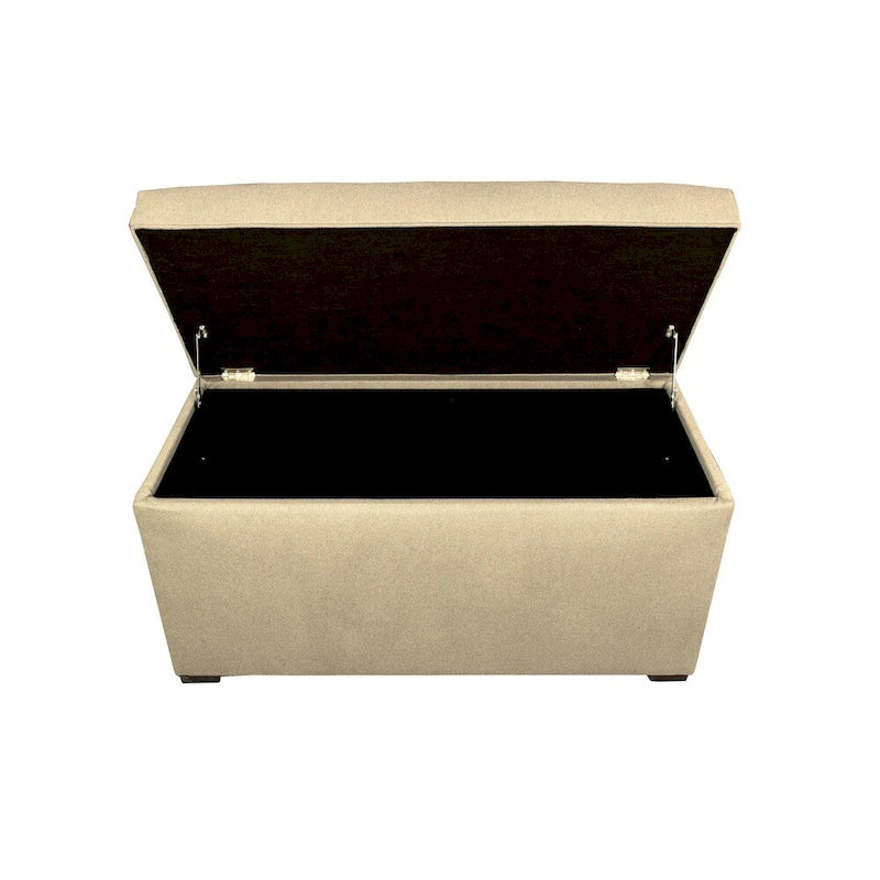 Banc de rangement Angela 8 boutons capitonné Dawson7 MJL Furniture