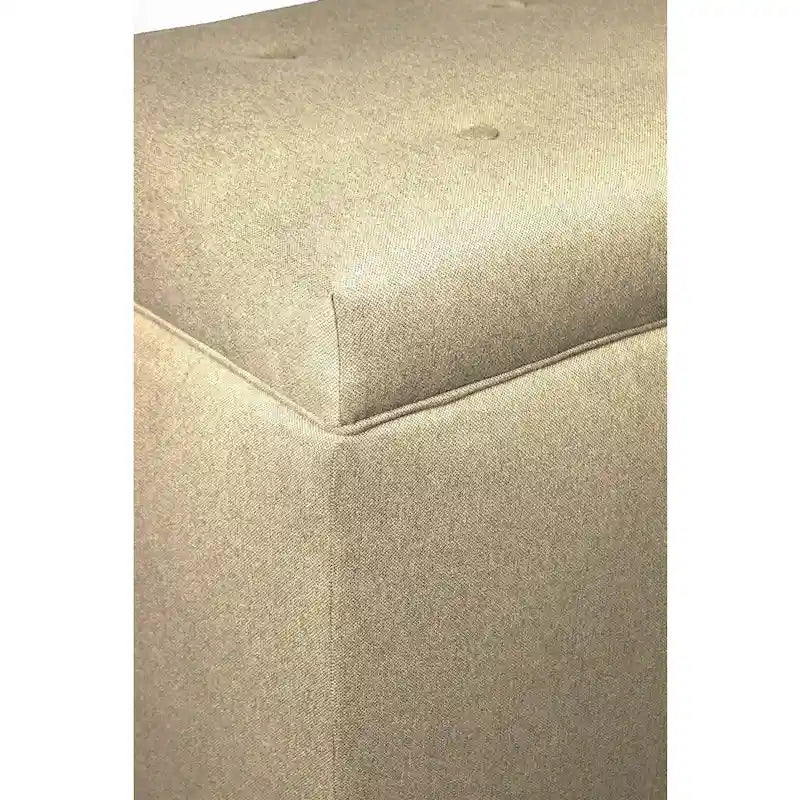 Banc de rangement Angela 8 boutons capitonné Dawson7 MJL Furniture