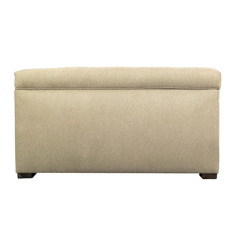 Banc de rangement Angela 8 boutons capitonné Dawson7 MJL Furniture