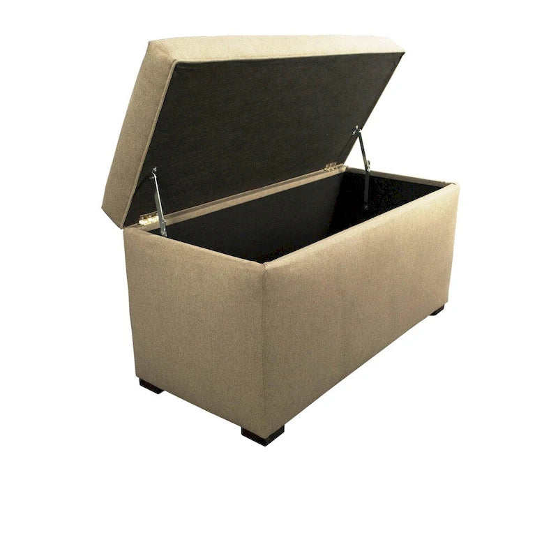 Banc de rangement Angela 8 boutons capitonné Dawson7 MJL Furniture