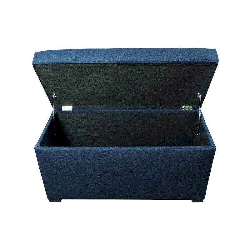 Banc de rangement Angela 8 boutons capitonné Dawson7 MJL Furniture