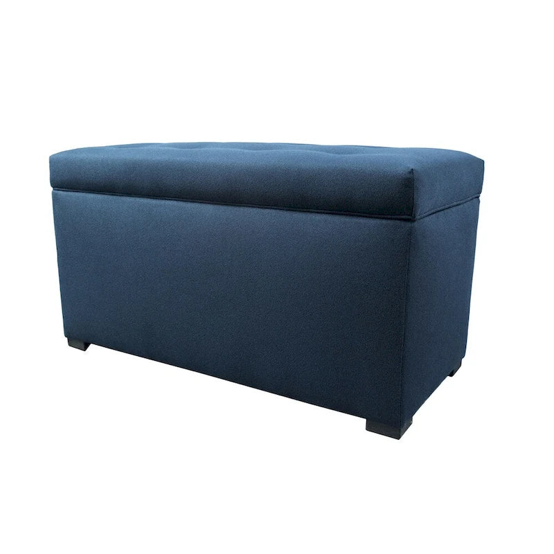 Banc de rangement Angela 8 boutons capitonné Dawson7 MJL Furniture