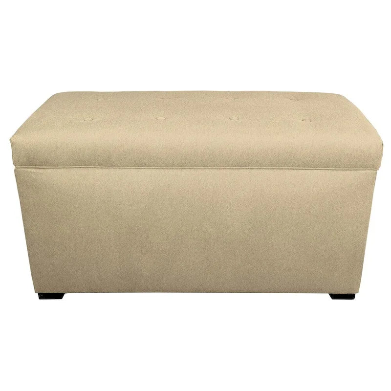 Banc de rangement Angela 8 boutons capitonné Dawson7 MJL Furniture