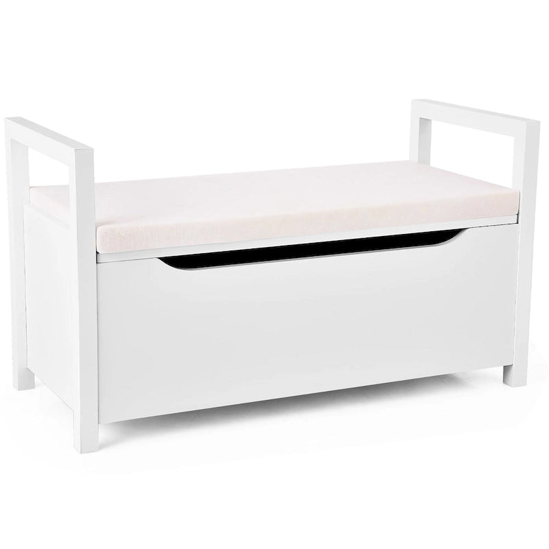 Banc de rangement pour chaussures en bois, banc à chaussures pour entrée, chambre, salon