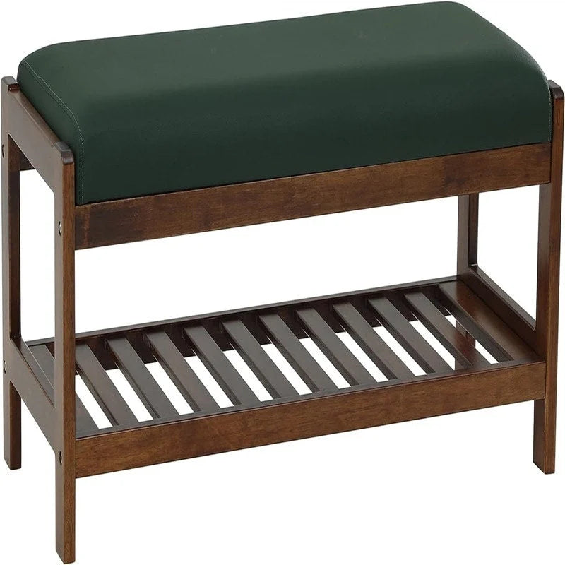 Banc à chaussures en bois - 34P x 83,5L x 40H