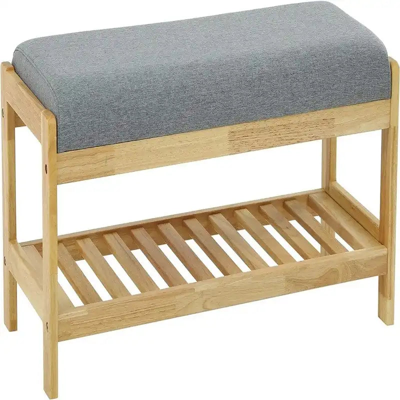Banc à chaussures en bois - 34P x 83,5L x 40H