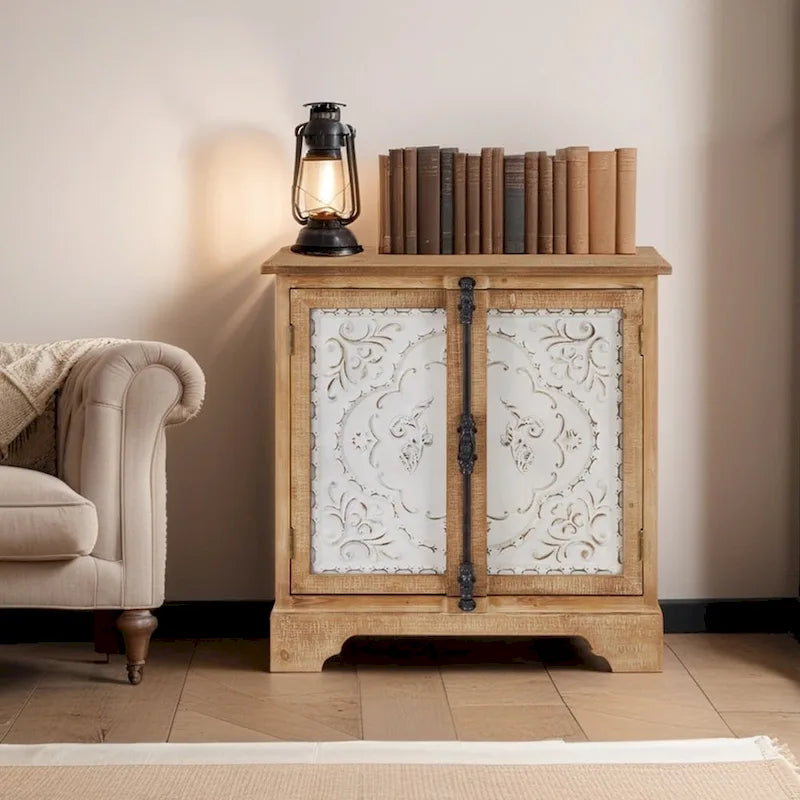Meuble fleuri rétro et romantique Art Leon