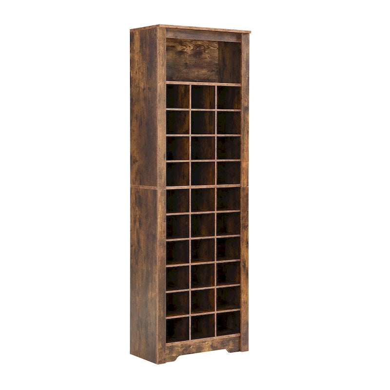 Meuble console élégant à 30 casiers à chaussures