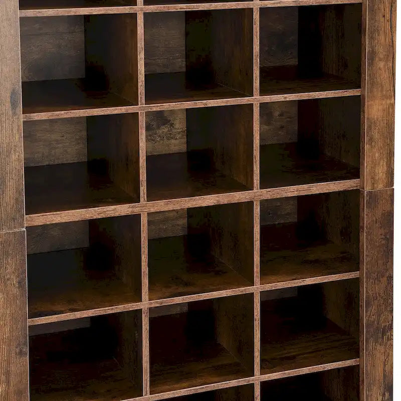 Meuble console élégant à 30 casiers à chaussures