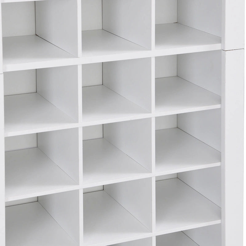 Meuble console élégant à 30 casiers à chaussures