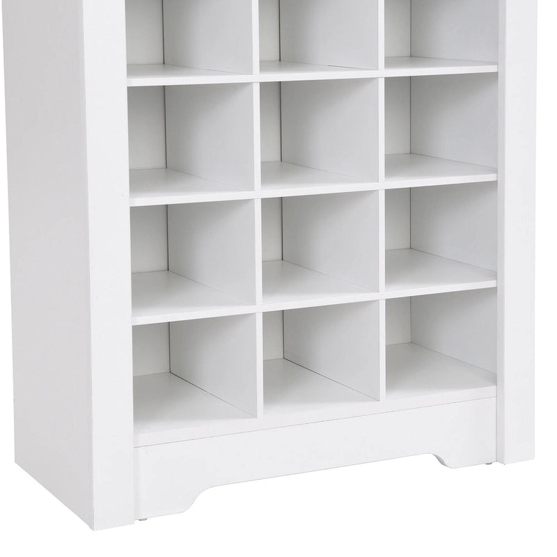 Meuble console élégant à 30 casiers à chaussures