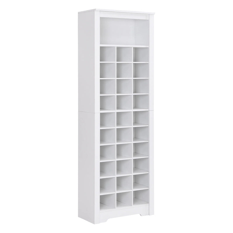 Meuble console élégant à 30 casiers à chaussures