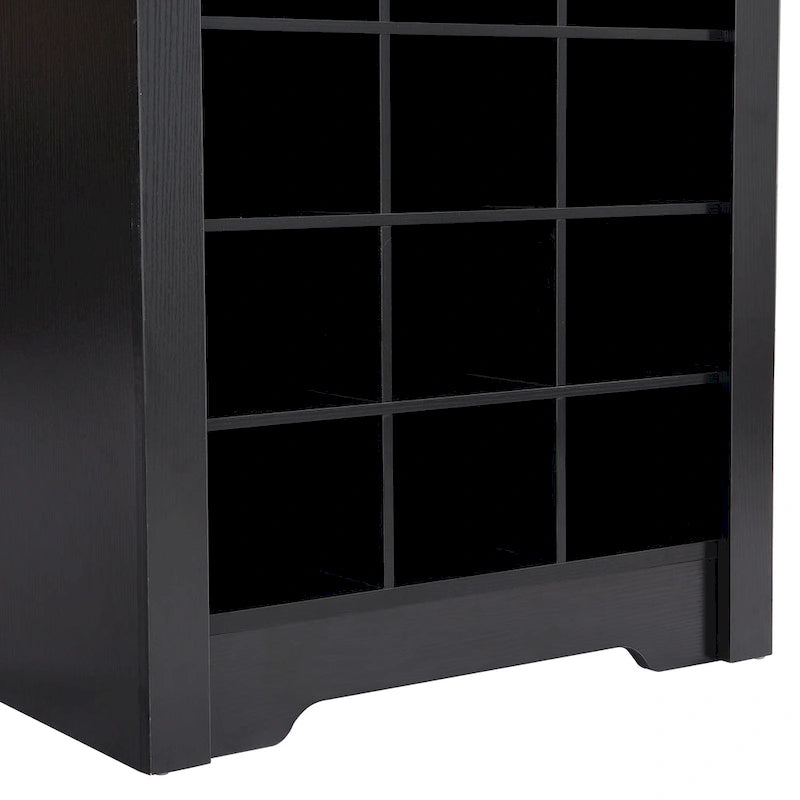Meuble console élégant à 30 casiers à chaussures